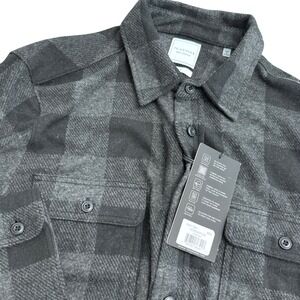7Diamonds North Star 4 Way Stretch Generation Flannel Shirt Charcoal SMK-7281‎ M